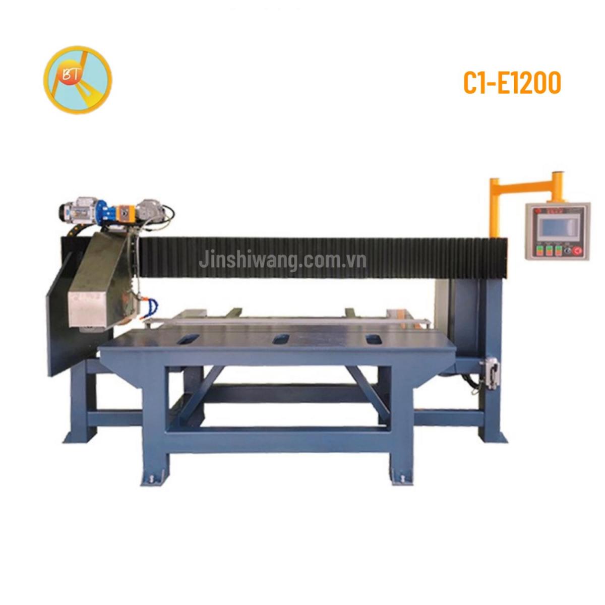 Máy cắt cầu gạch đá CNC tự động 1 đĩa cắt Baotao khổ 1m2 C1-E1200