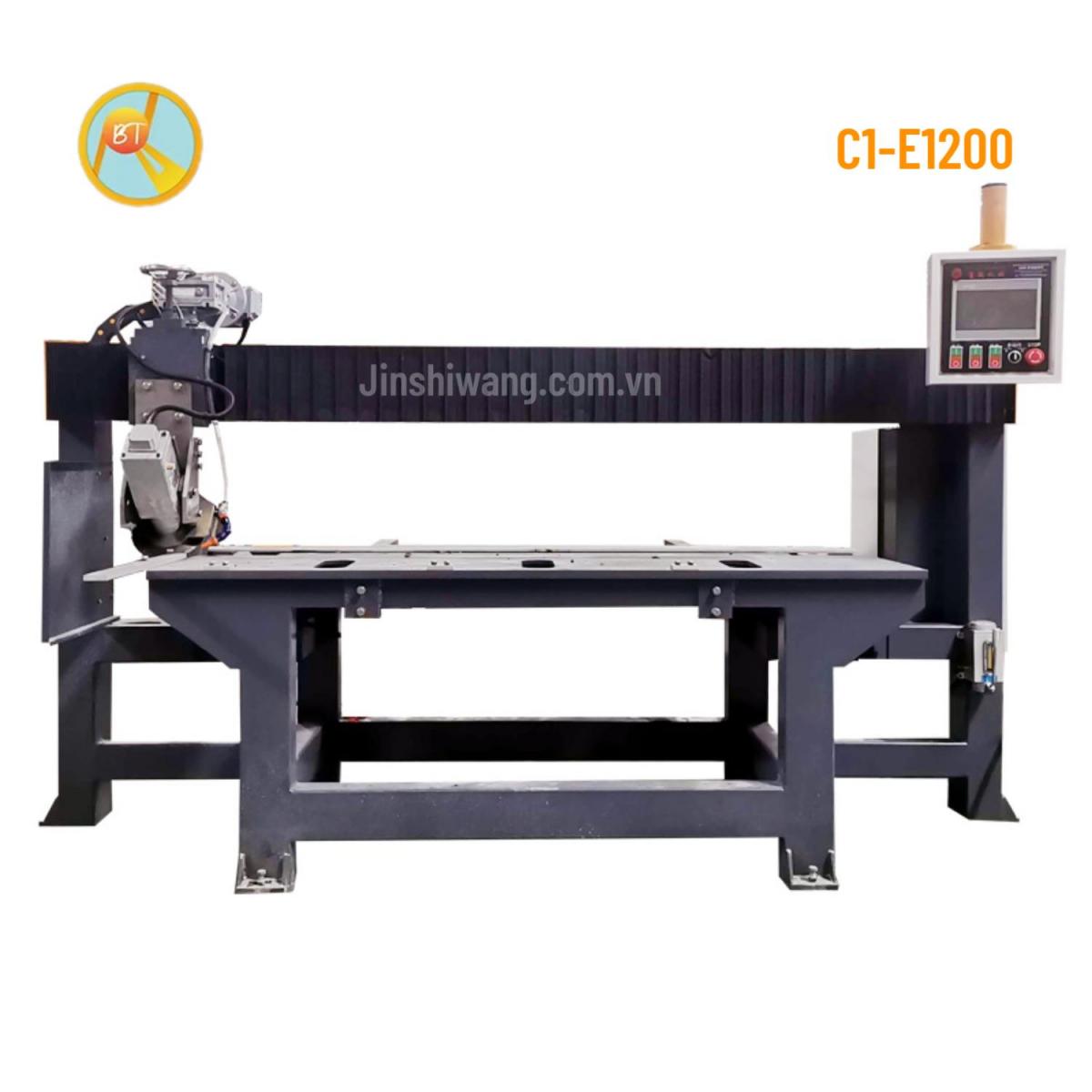 Máy cắt cầu gạch đá CNC tự động 1 đĩa cắt Baotao khổ 1m2 C1-E1200