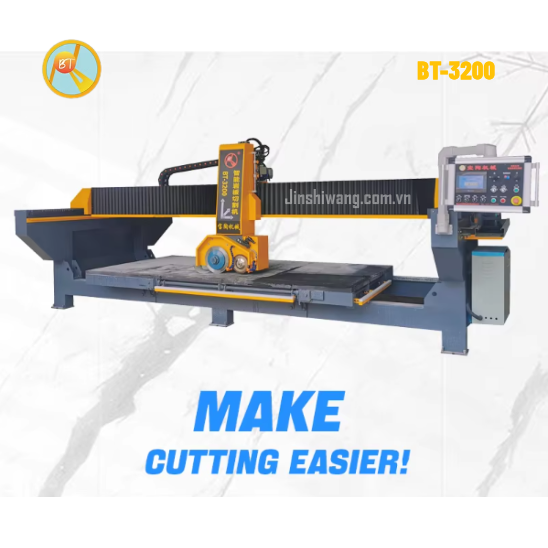 Máy Cắt Cầu Đá CNC 2 Lưỡi  Cắt Tự Động BAOTAO BT-3200