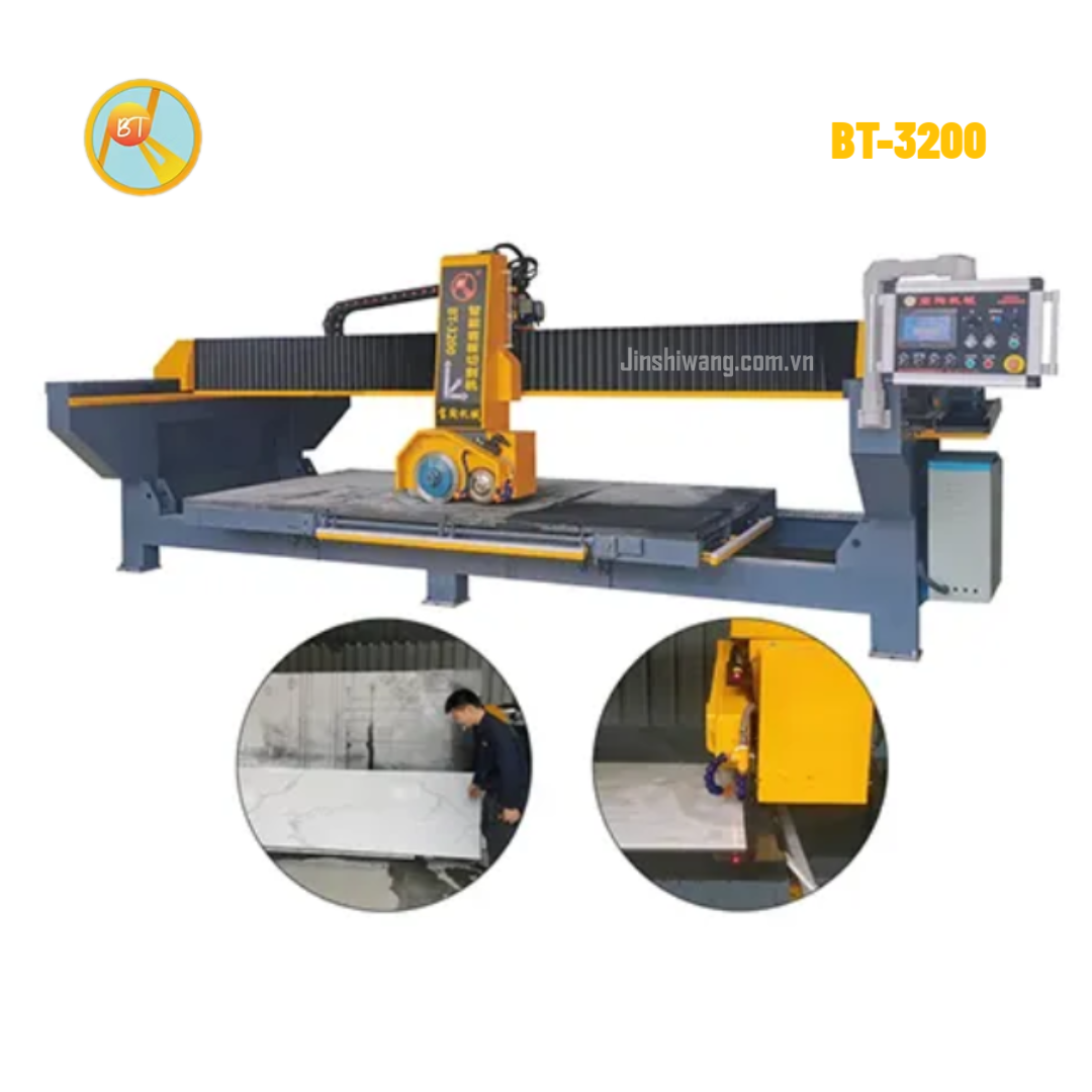 Máy Cắt Cầu Đá CNC 2 Lưỡi  Cắt Tự Động BAOTAO BT-3200