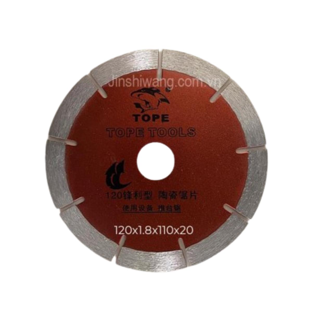 Lưỡi Cắt Gạch TOPE D120 Màu Đỏ