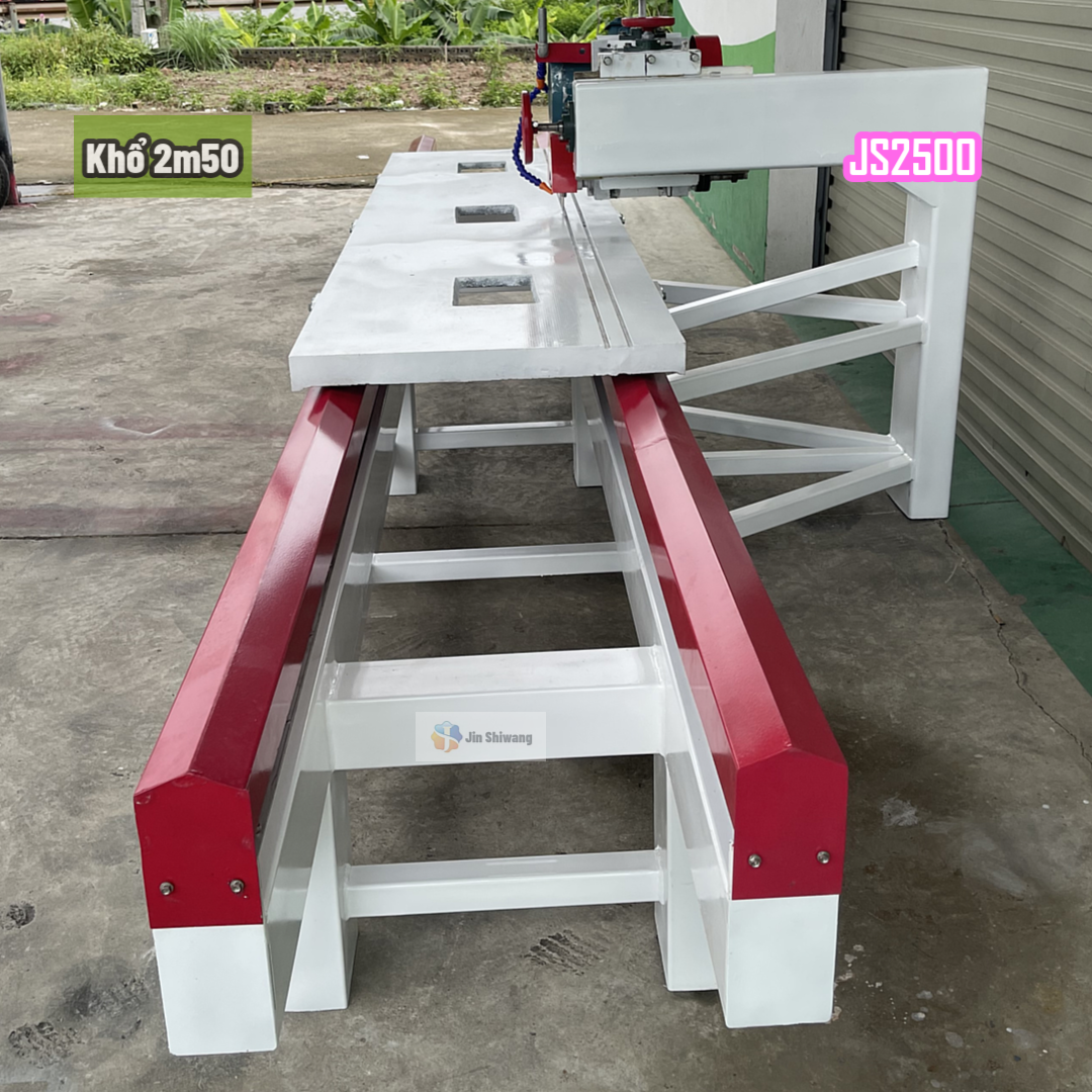 Máy Cắt Gạch Đá Đa Năng Bàn Đẩy Khổ 2m5 - JS2500 Công Suất 4.0KW 3 Pha
