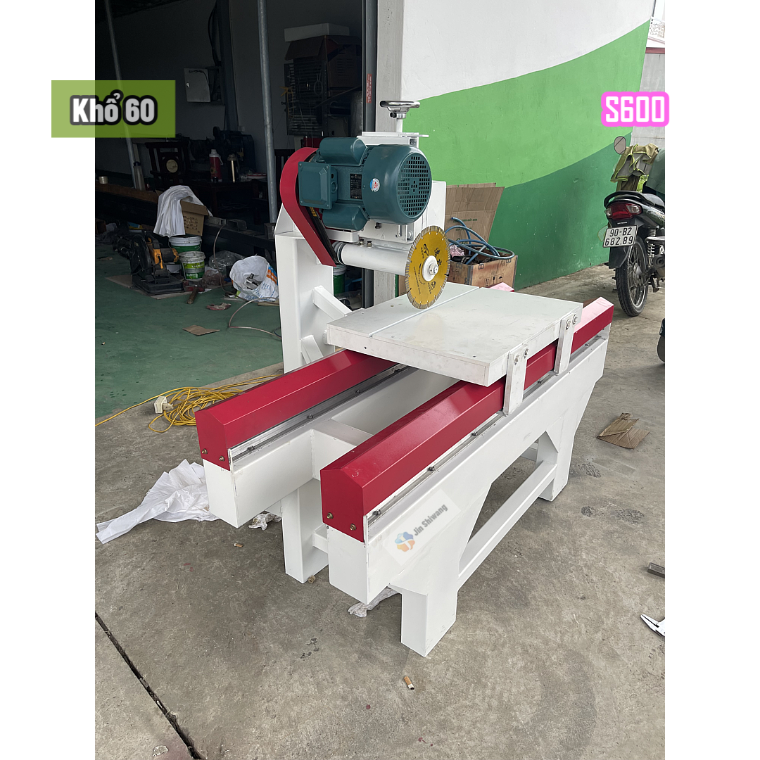 Máy Cắt Gạch, Cắt Đá Bàn Đẩy Khổ 60 Công Suất 3.0KW
