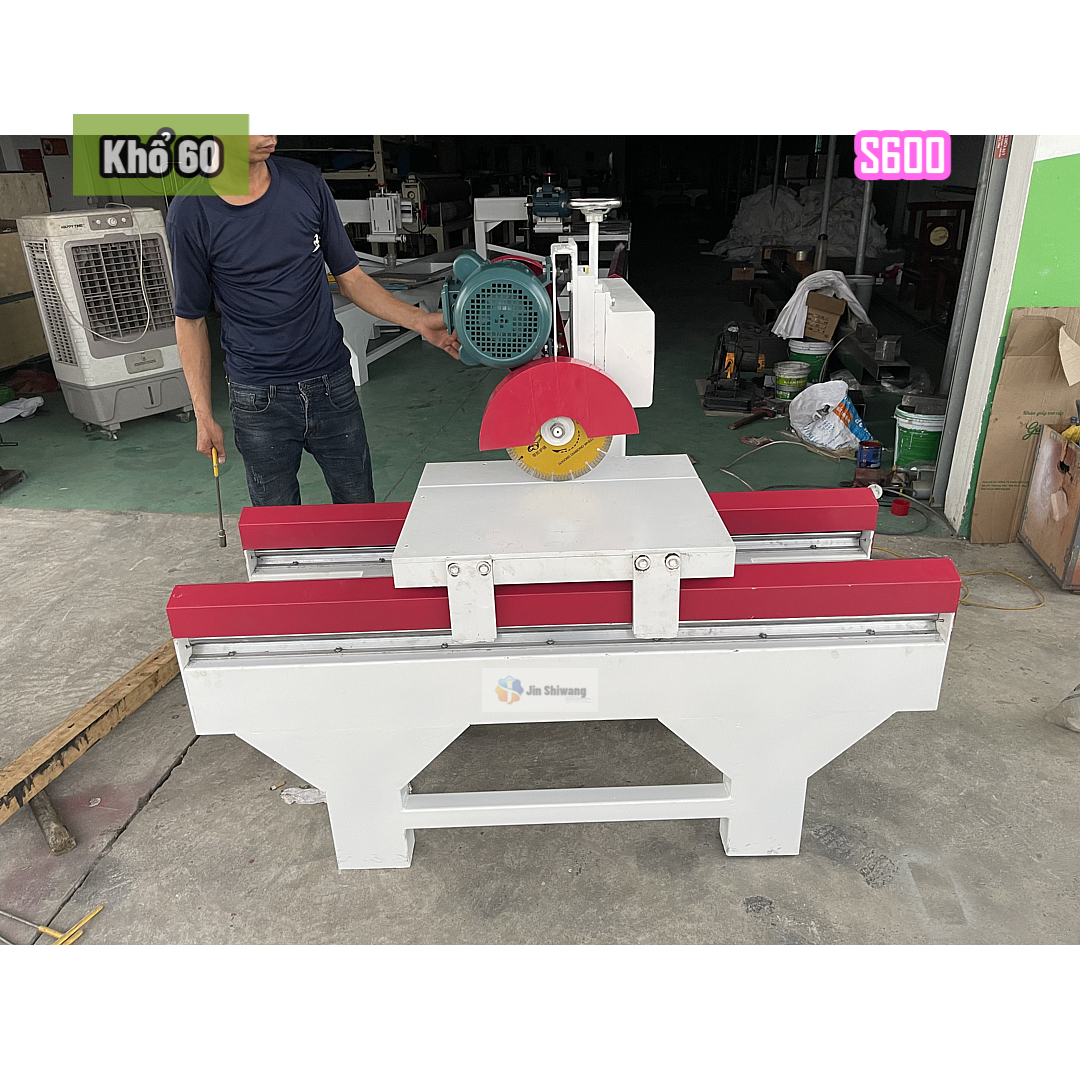 Máy Cắt Gạch, Cắt Đá Bàn Đẩy Khổ 60 Công Suất 3.0KW