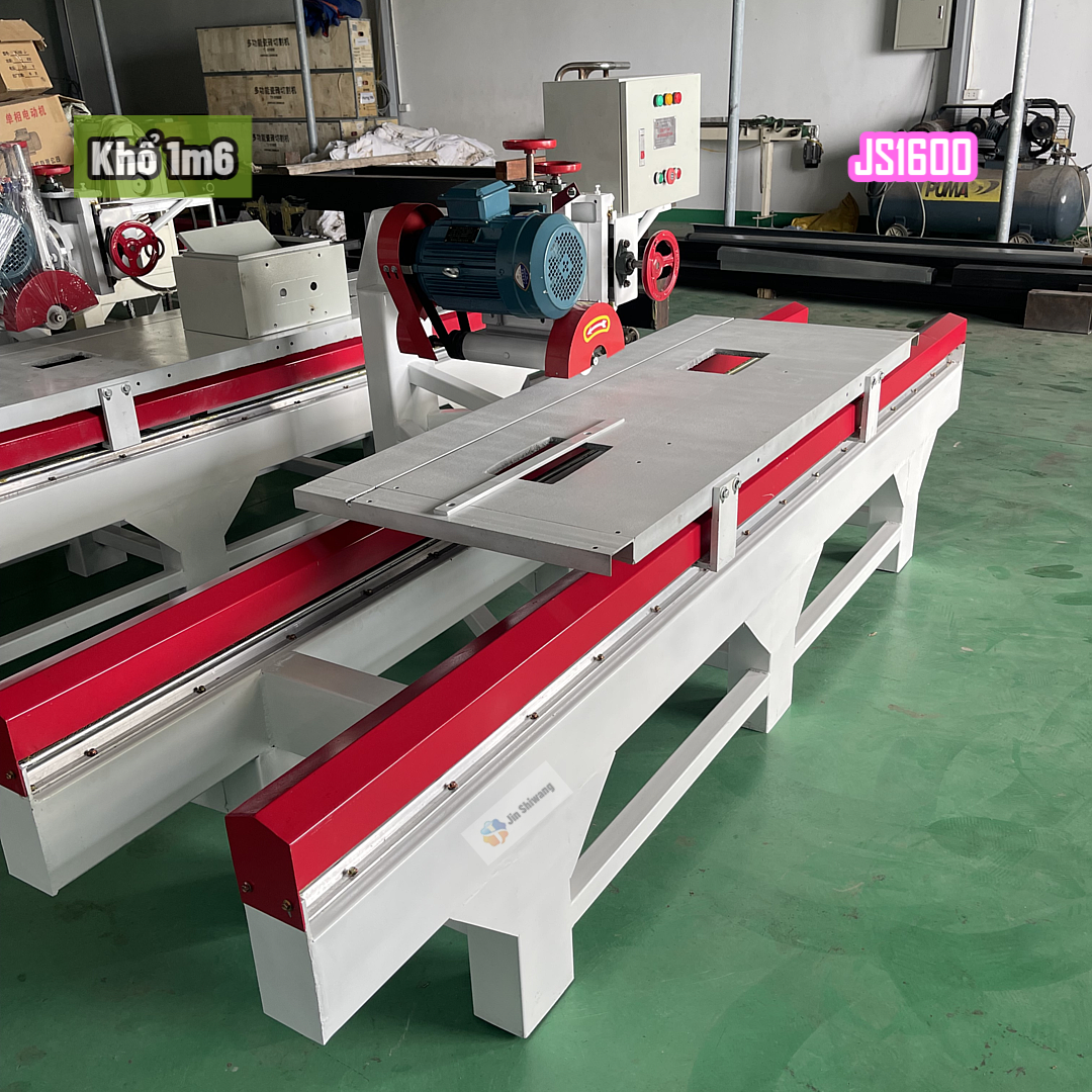 Máy Cắt Gạch, Cắt Đá Đẩy Bàn Khổ 1m6 Công Suất 4.0KW JS1600