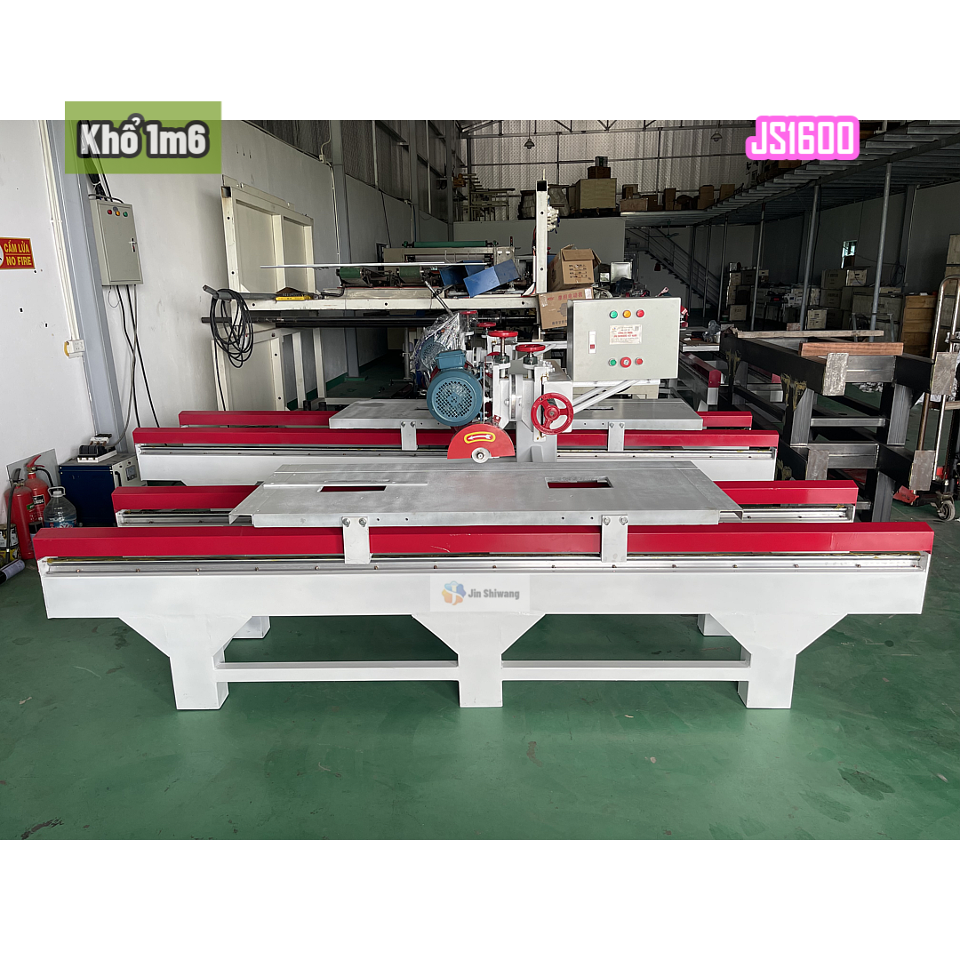 Máy Cắt Gạch Đẩy Bàn Khổ 1m6 Công Suất 4.0KW JS1600