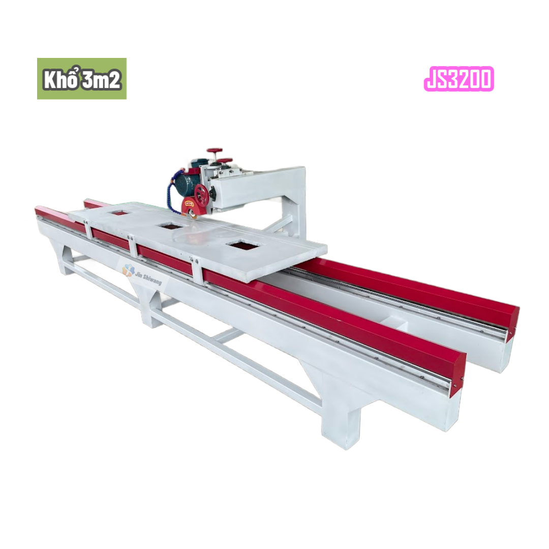 Máy cắt gạch, cắt đá khổ 3m2 điện 3 pha công suất 4.0KW 5.4HP