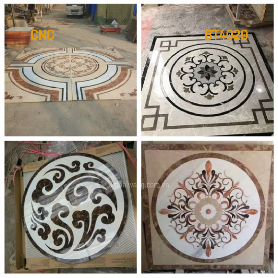 Máy cắt đá, cắt gạch tia nước CNC 4020 5 trục