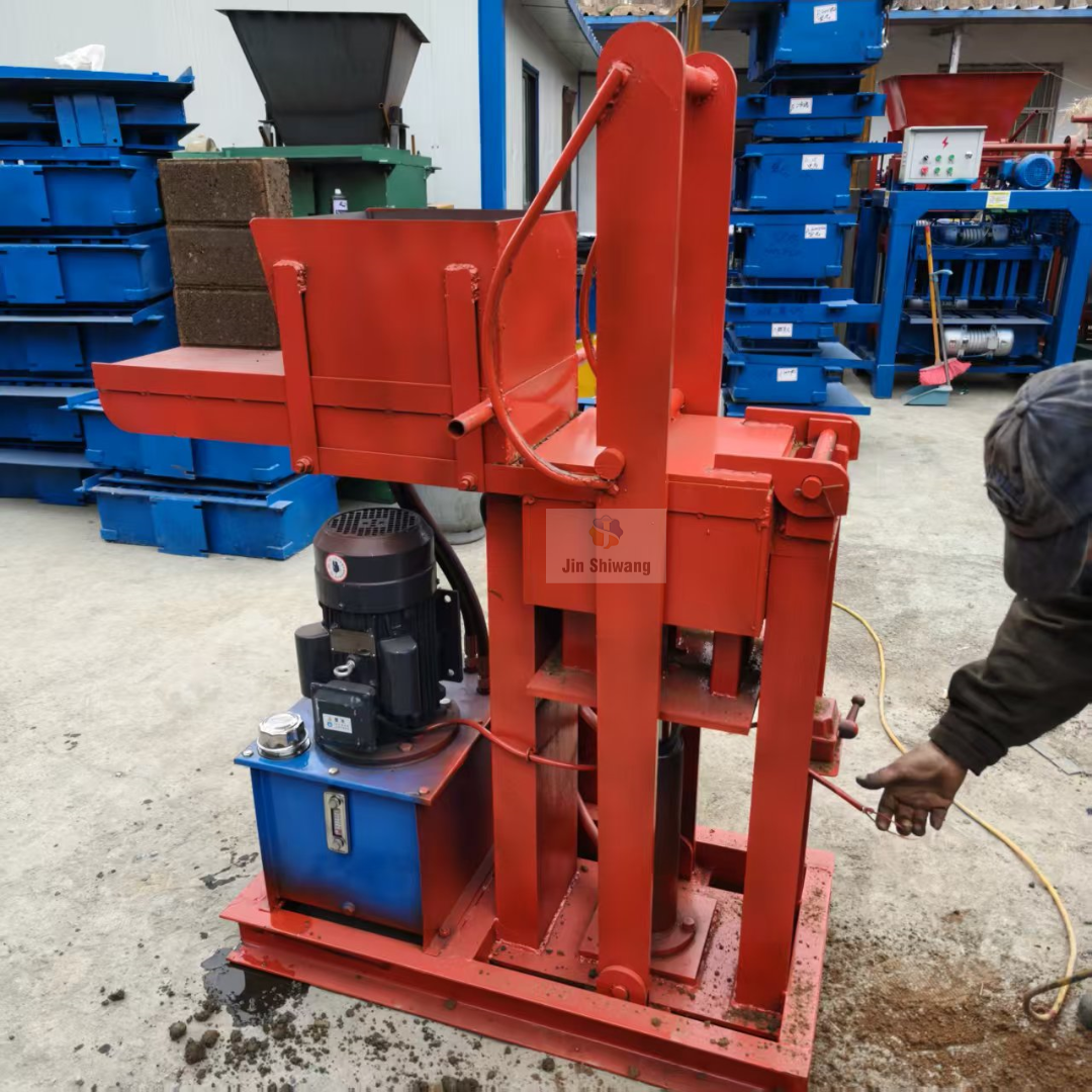 Máy Ép Gạch Block Không Nung Thủy Lực Bán Tự Động