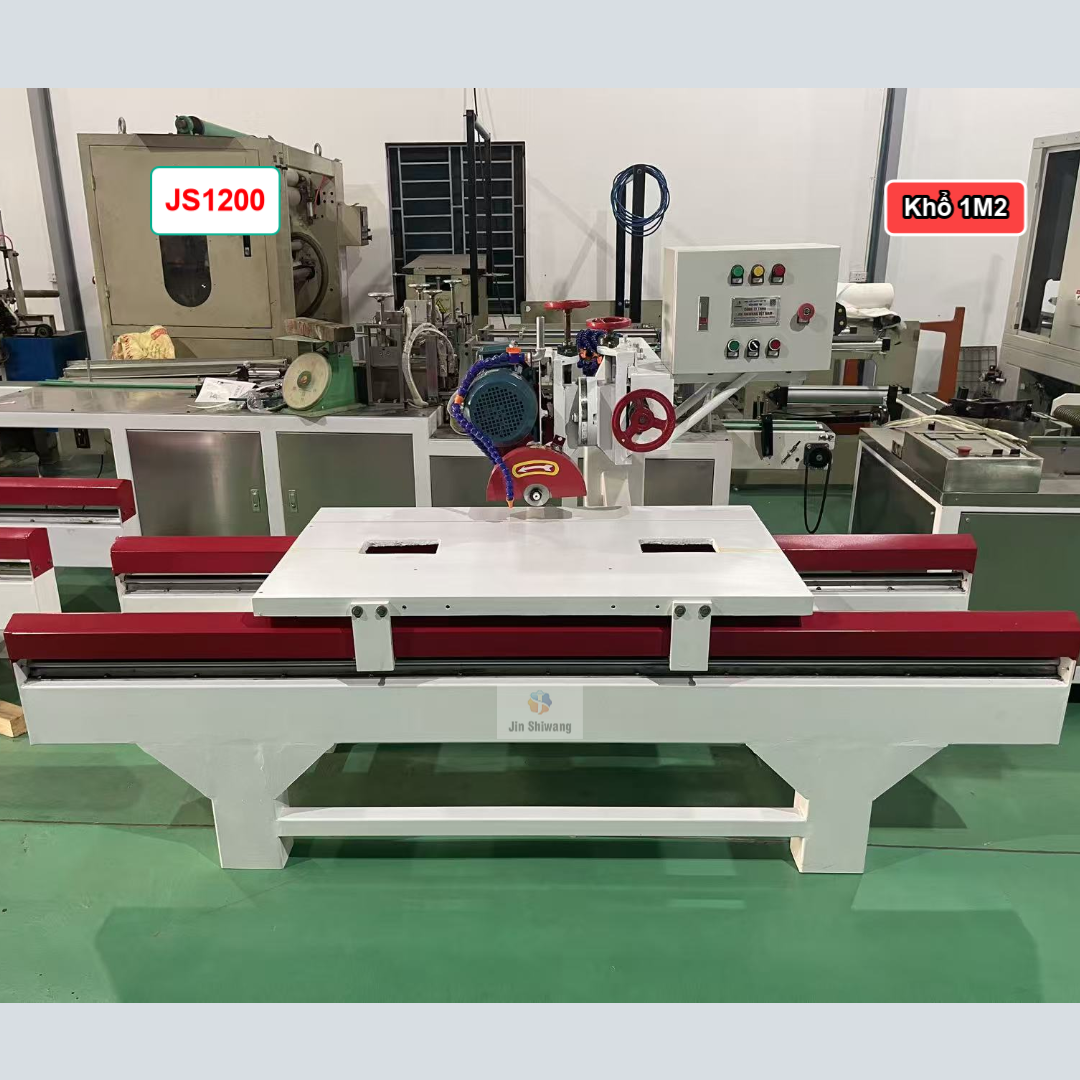 Máy cắt gạch cắt đá bàn đảy JS1200 khổ 1m2 phiên bản mới 2026