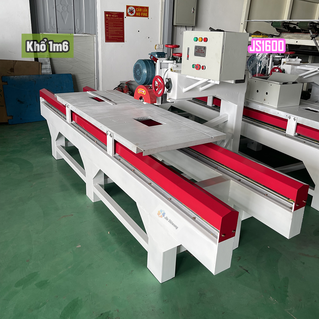 Máy cắt gạch cắt đá bàn đảy JS1600 khổ 1m6 phiên bản mới 2026