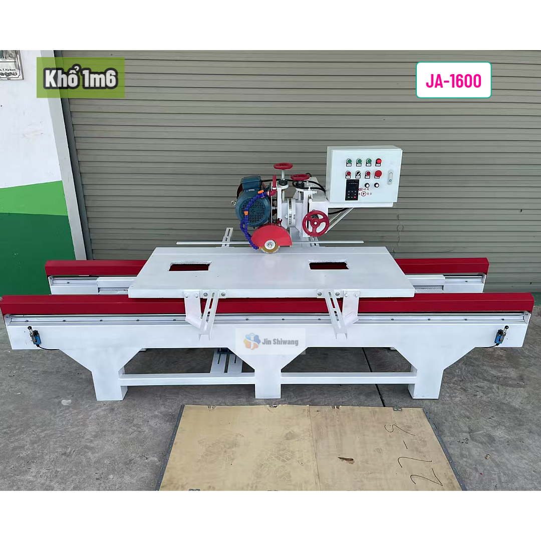 Máy cắt gạch cắt đá tự động khổ 1m6 JA-1600 phiên bản mới 2026.