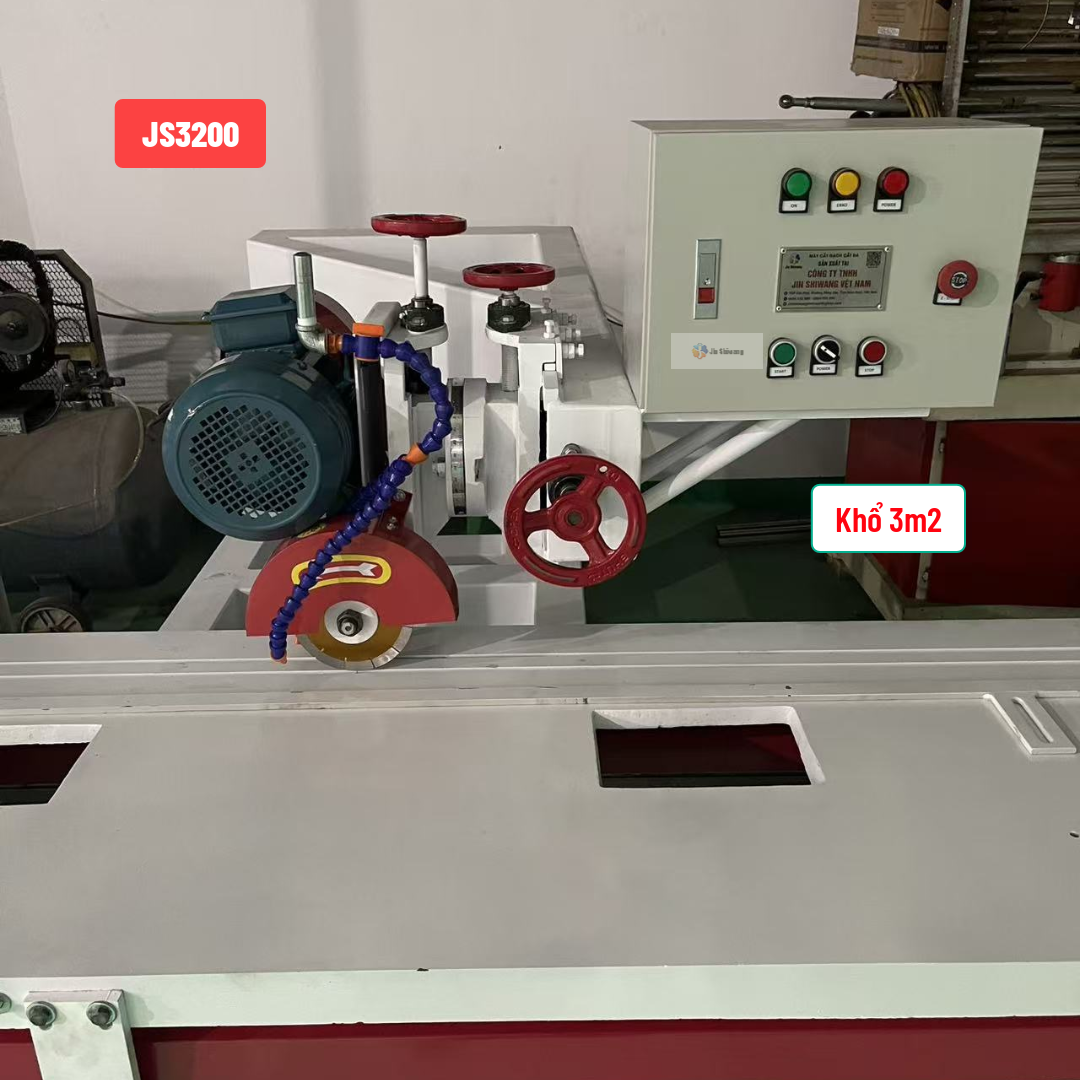 Máy cắt gạch cắt đá khổ 3m2 JS3200 bản mới 2026