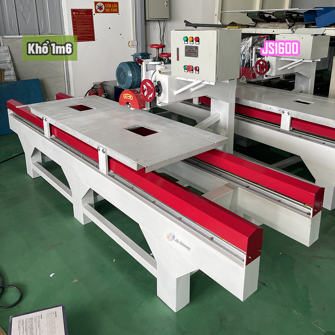 Máy cắt gạch bàn đảy JS1600 khổ 1m6 (1600mm) mới 2026.