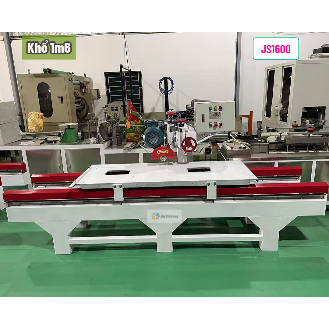 Máy cắt gạch bàn đảy JS1600 khổ 1m6 (1600mm) mới 2026.