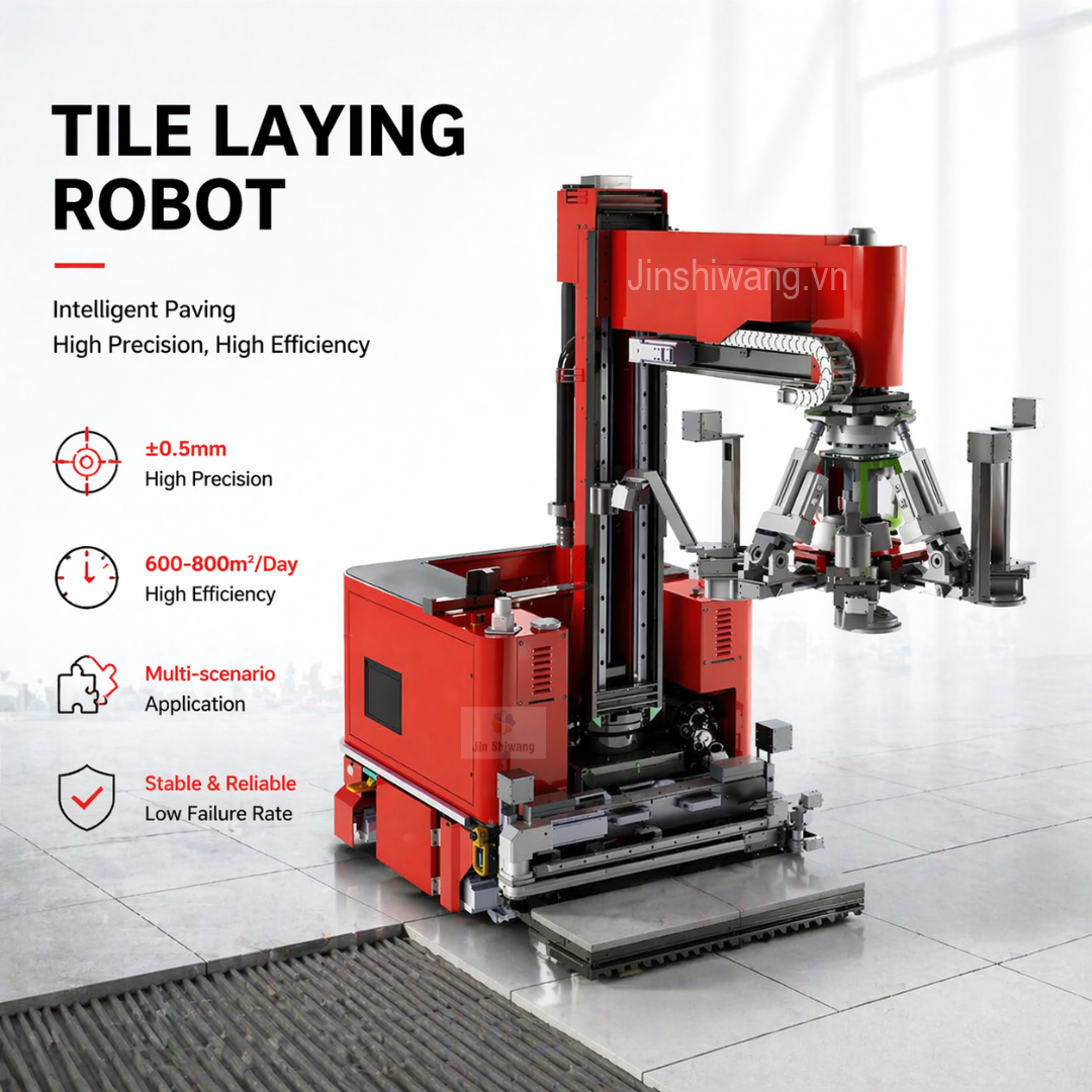 Robot lát gạch tự động