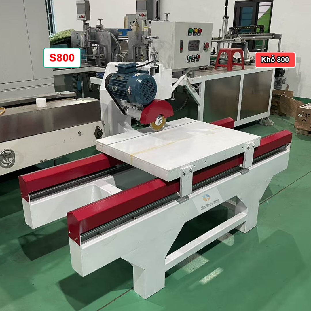 Máy cắt gạch cắt đá công nghiệp bàn đẩy S800 khổ 80