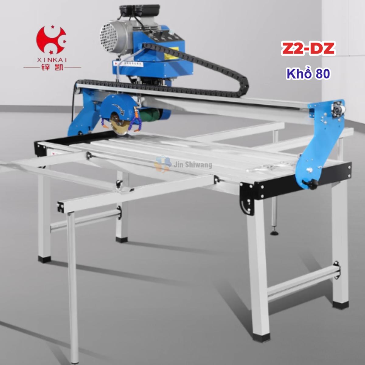 Máy cắt gạch cắt đá bán tự động Xinkai Z2-DZ800 khổ 80 điện 220V – 380V