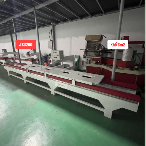 Máy cắt gạch cắt đá đảy bàn JS3200 khổ 3m2 (3200)mm điện 220V-380V.