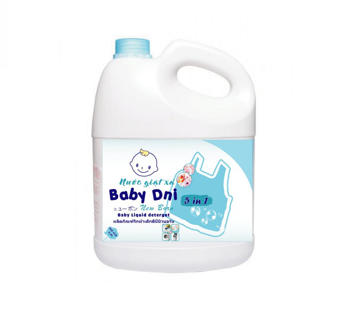 Nước giặt xả Baby Dni