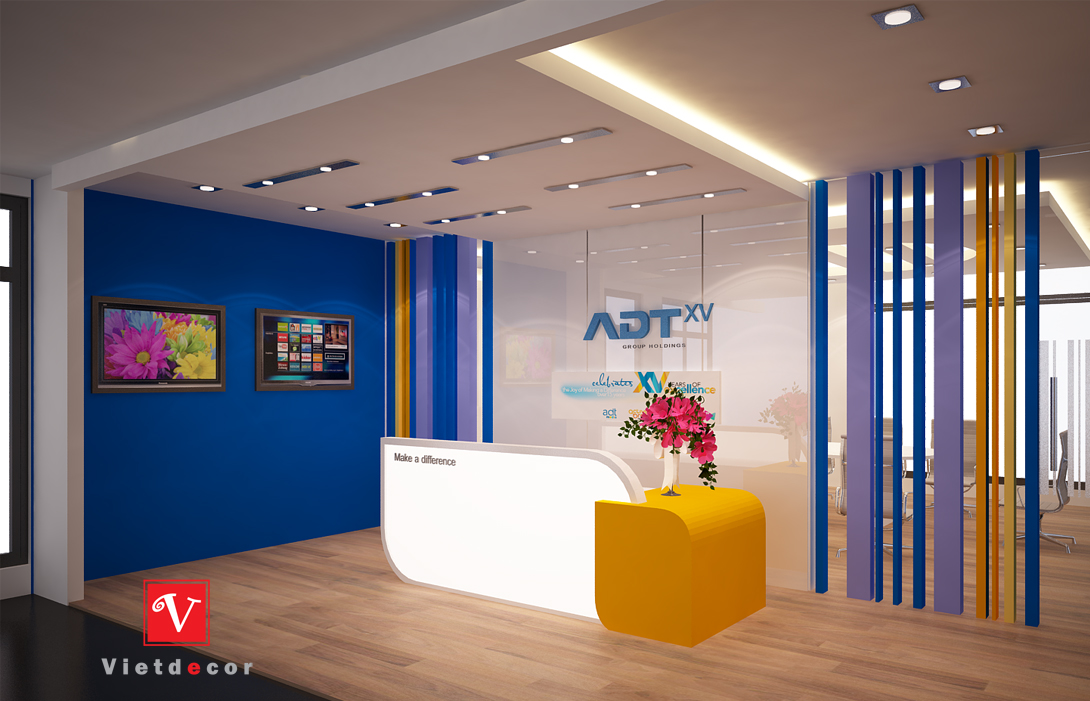 Thiết kế và thi công nội thất văn phòng   ADT- Hà Nội