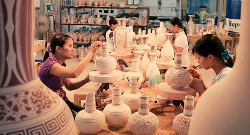 Bat trang ceramic village