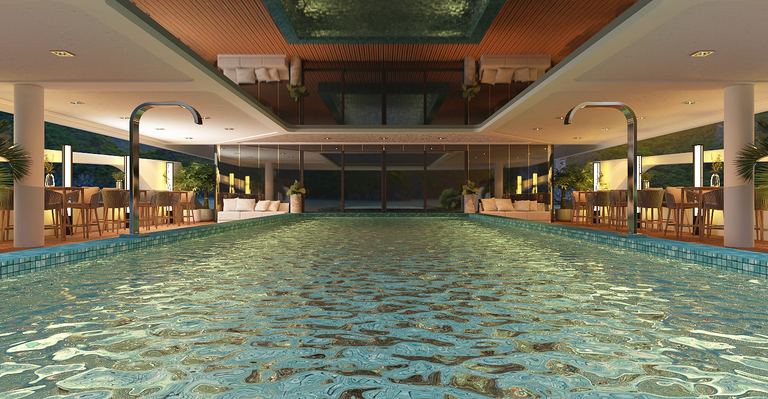 Four season swimming pool