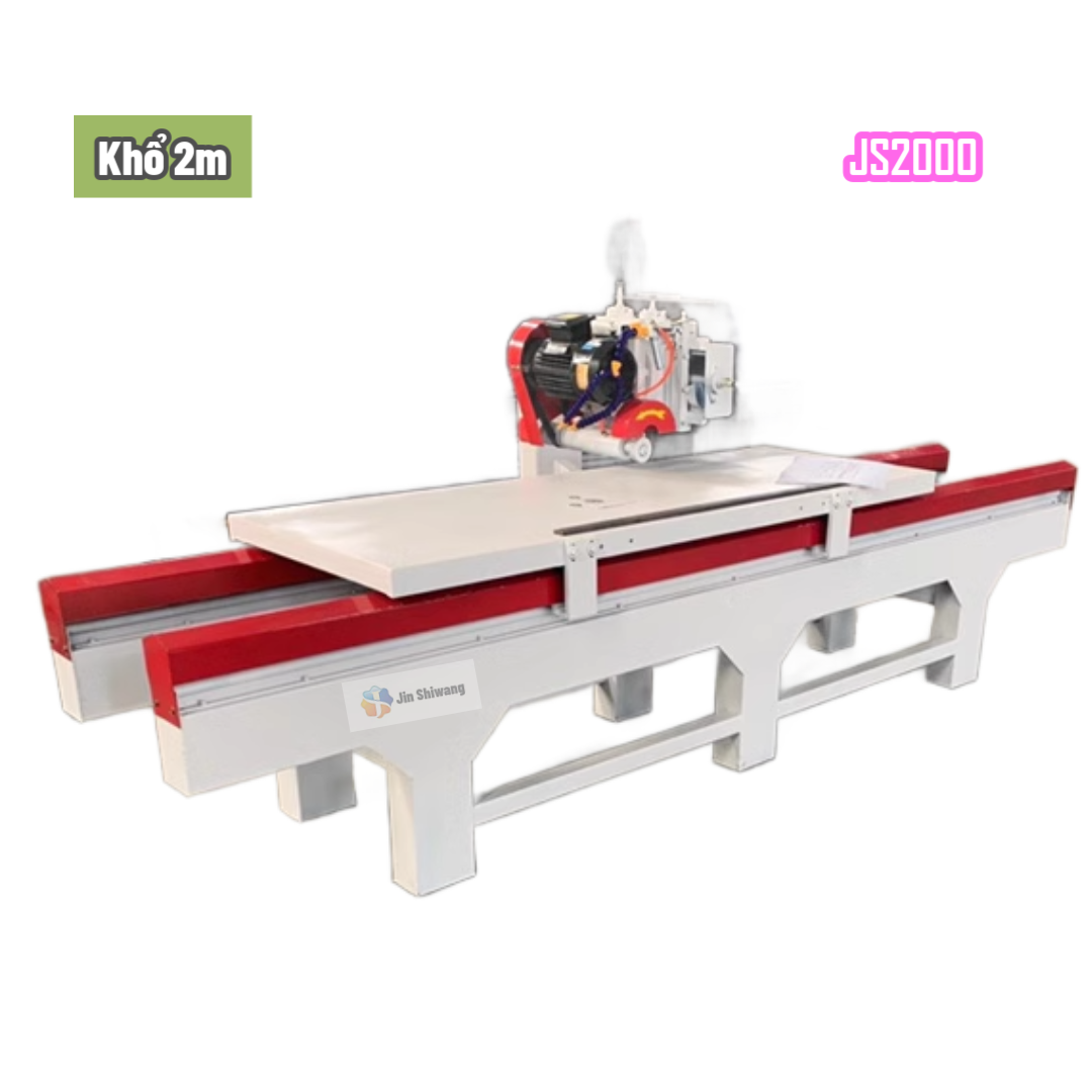 Máy Cắt Gạch, Cắt Đá Đẩy Bàn JS2000 4.0KW 3 Pha