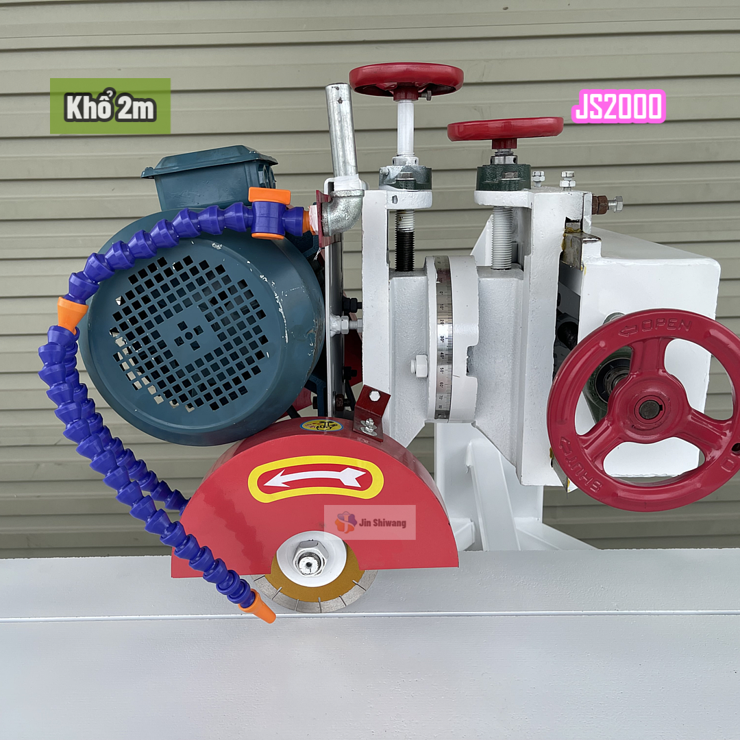 Máy Cắt Gạch, Cắt Đá Đẩy Bàn JS2000 4.0KW 3 Pha