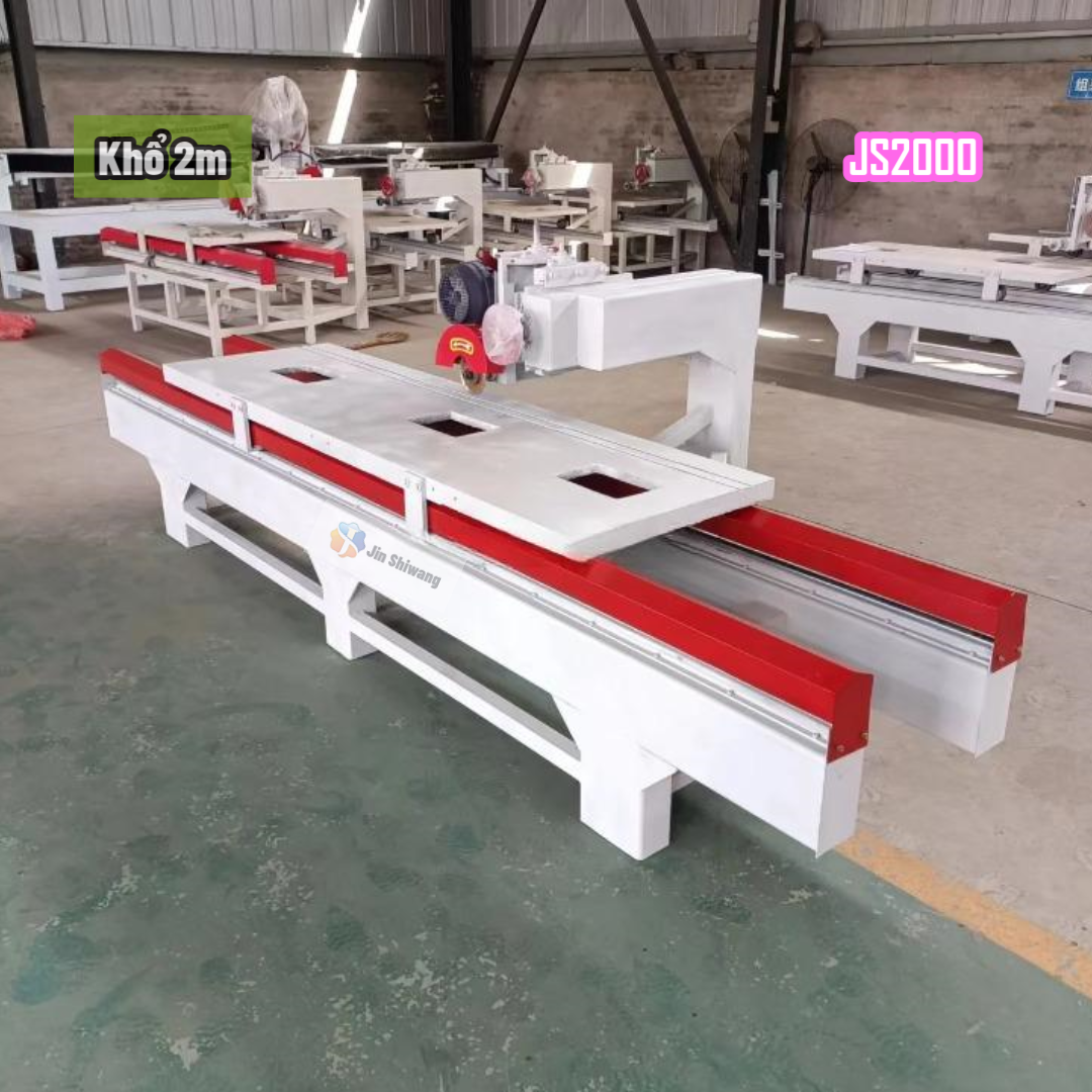 Máy Cắt Gạch, Cắt Đá Đẩy Bàn JS2000 4.0KW 3 Pha