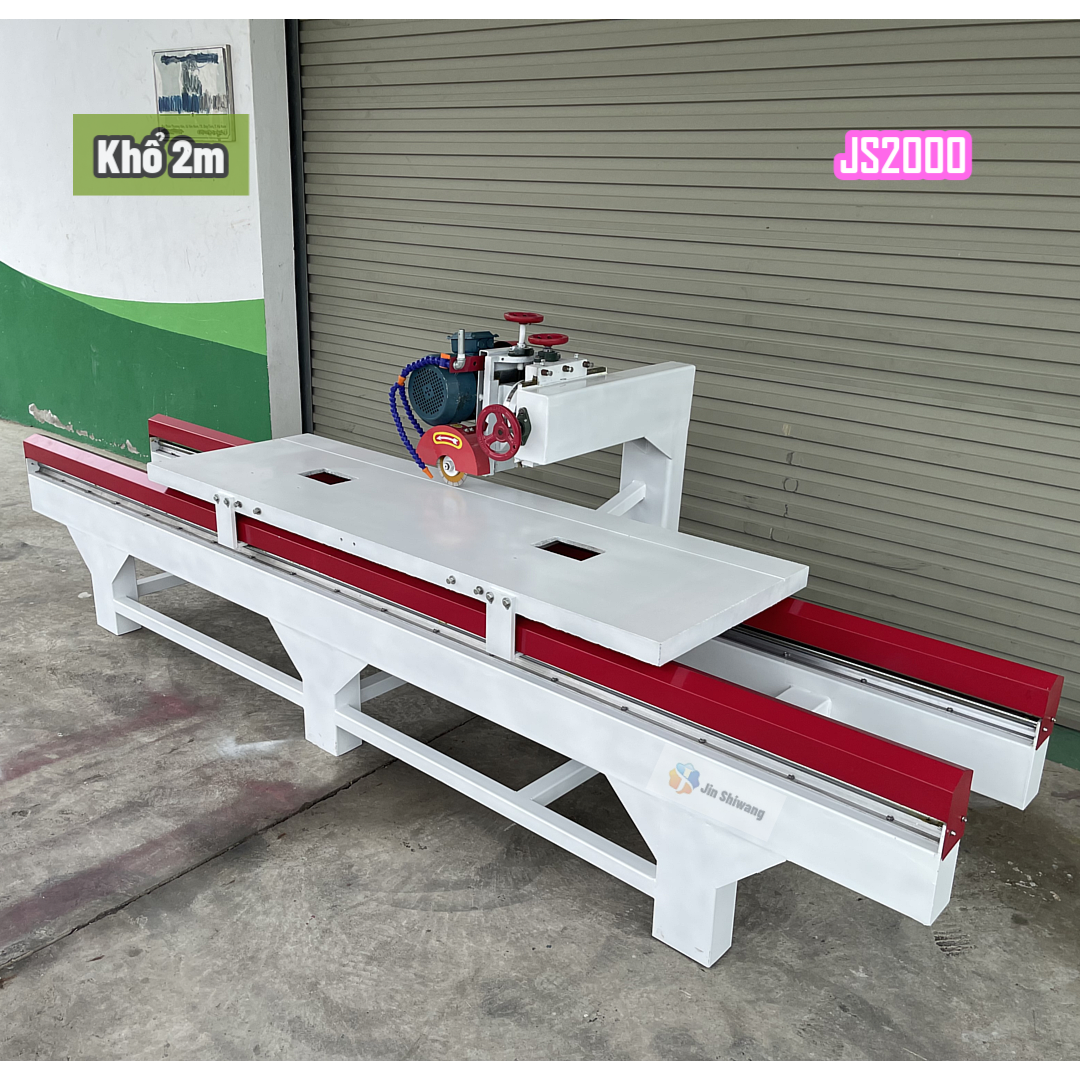 Máy Cắt Gạch, Cắt Đá Đẩy Bàn JS2000 4.0KW 3 Pha