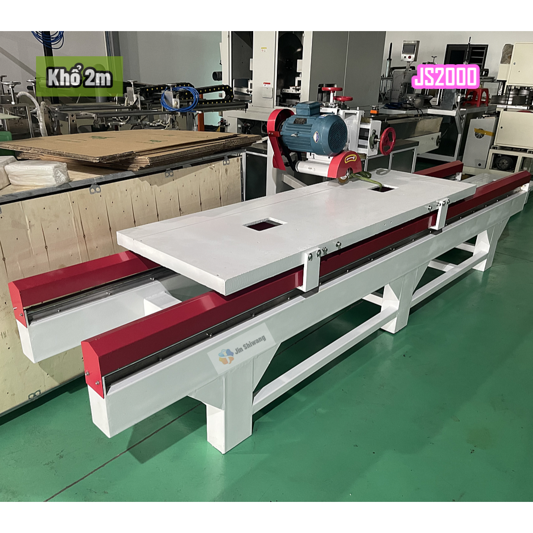 Máy Cắt Gạch, Cắt Đá Đẩy Bàn JS2000 4.0KW 3 Pha