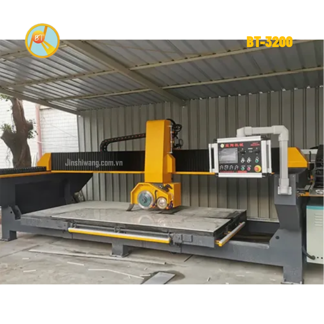 Máy cắt cầu đá, gạch CNC 5 trục 2 lưỡi cắt khổ 3m2 BT-3200