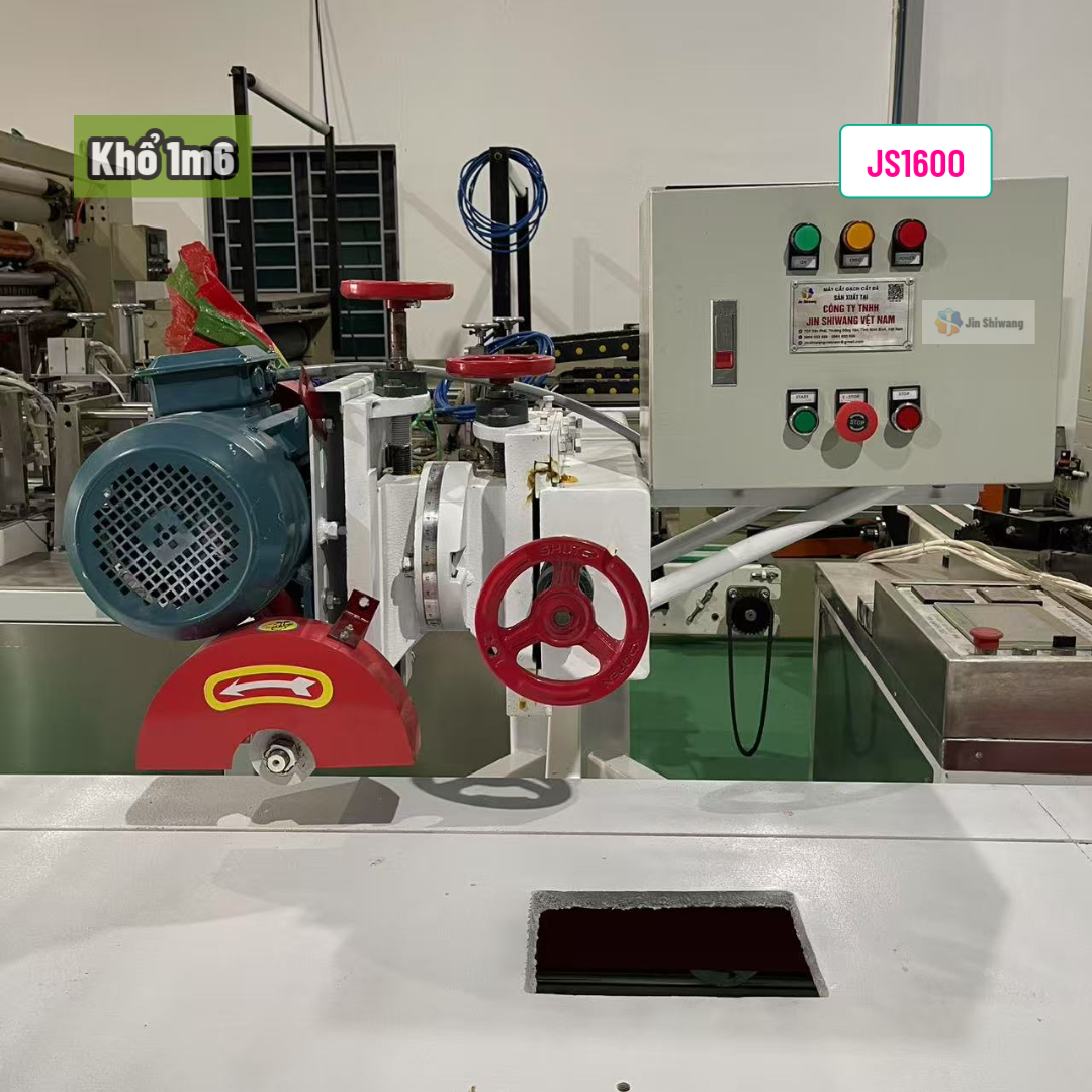 Máy cắt gạch, máy cắt đá khổ 1m6 điện 3 pha công suất 5.4HP phiên bản mới nhất 2025.