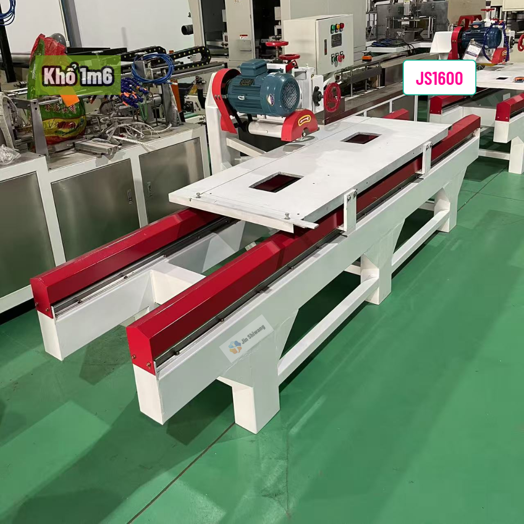 Máy cắt gạch, máy cắt đá khổ 1m6 điện 3 pha công suất 5.4HP phiên bản mới nhất 2025.