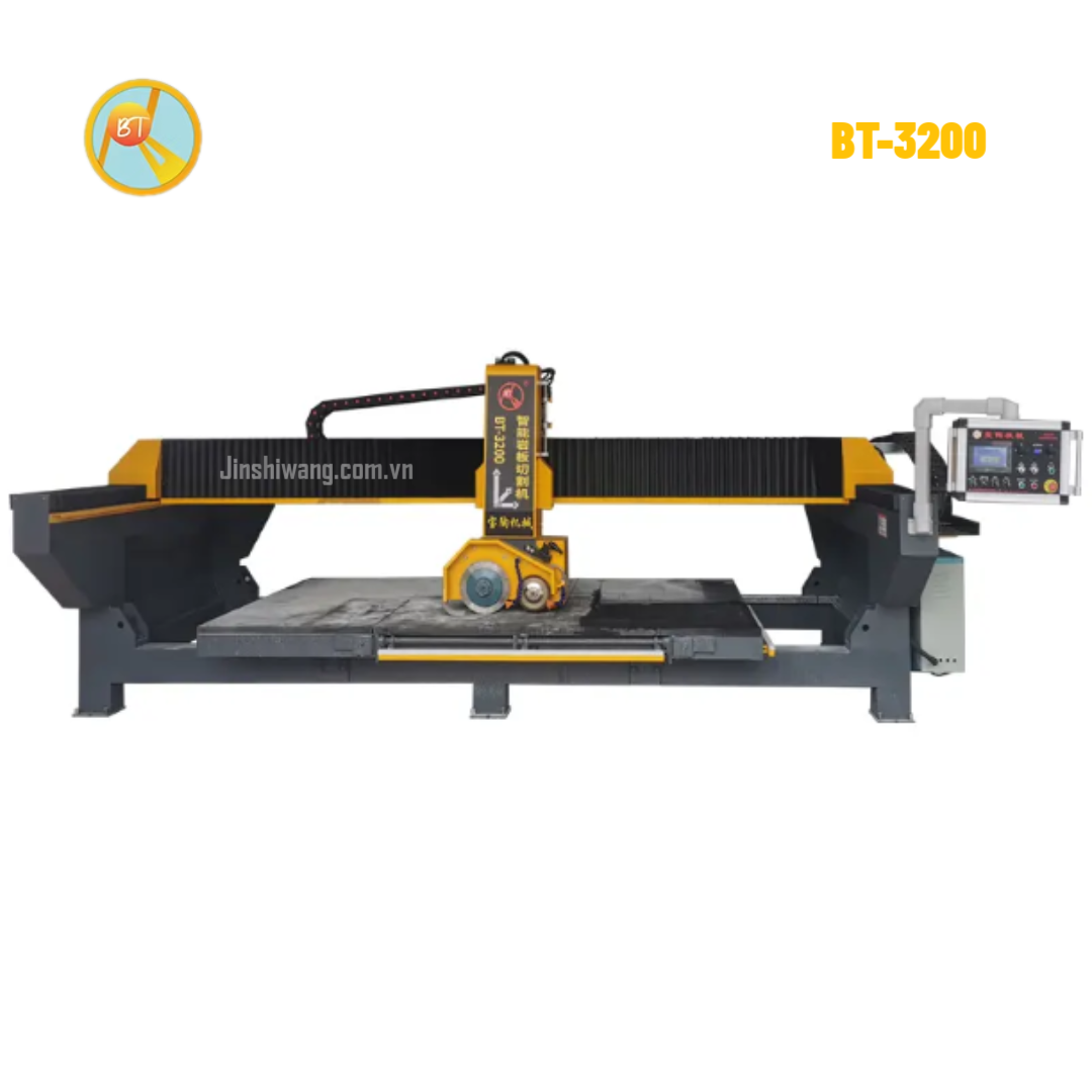 Máy cắt cầu đá, gạch CNC 5 trục 2 lưỡi cắt khổ 3m2 BT-3200