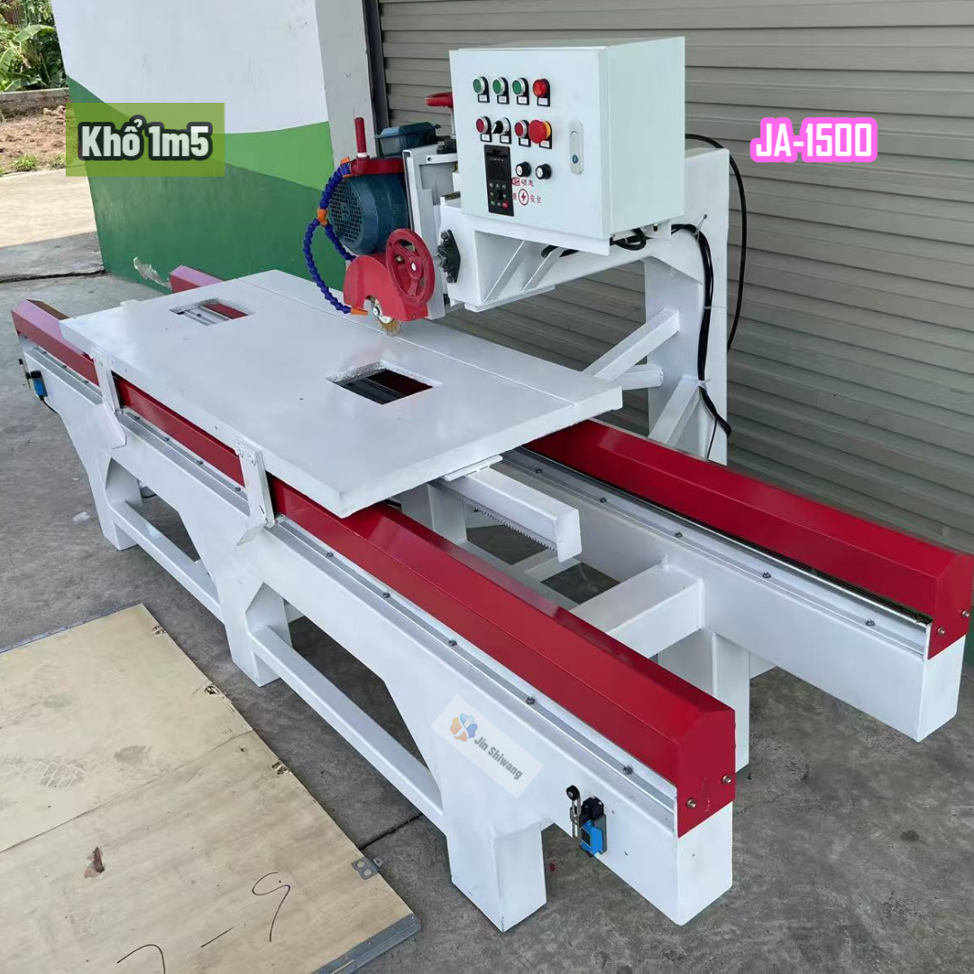 Máy cắt gạch cắt đá bàn đảy tự động khổ 1m6 JS1600 điện 1 pha 220V 3 pha 380V 4 chức năng.