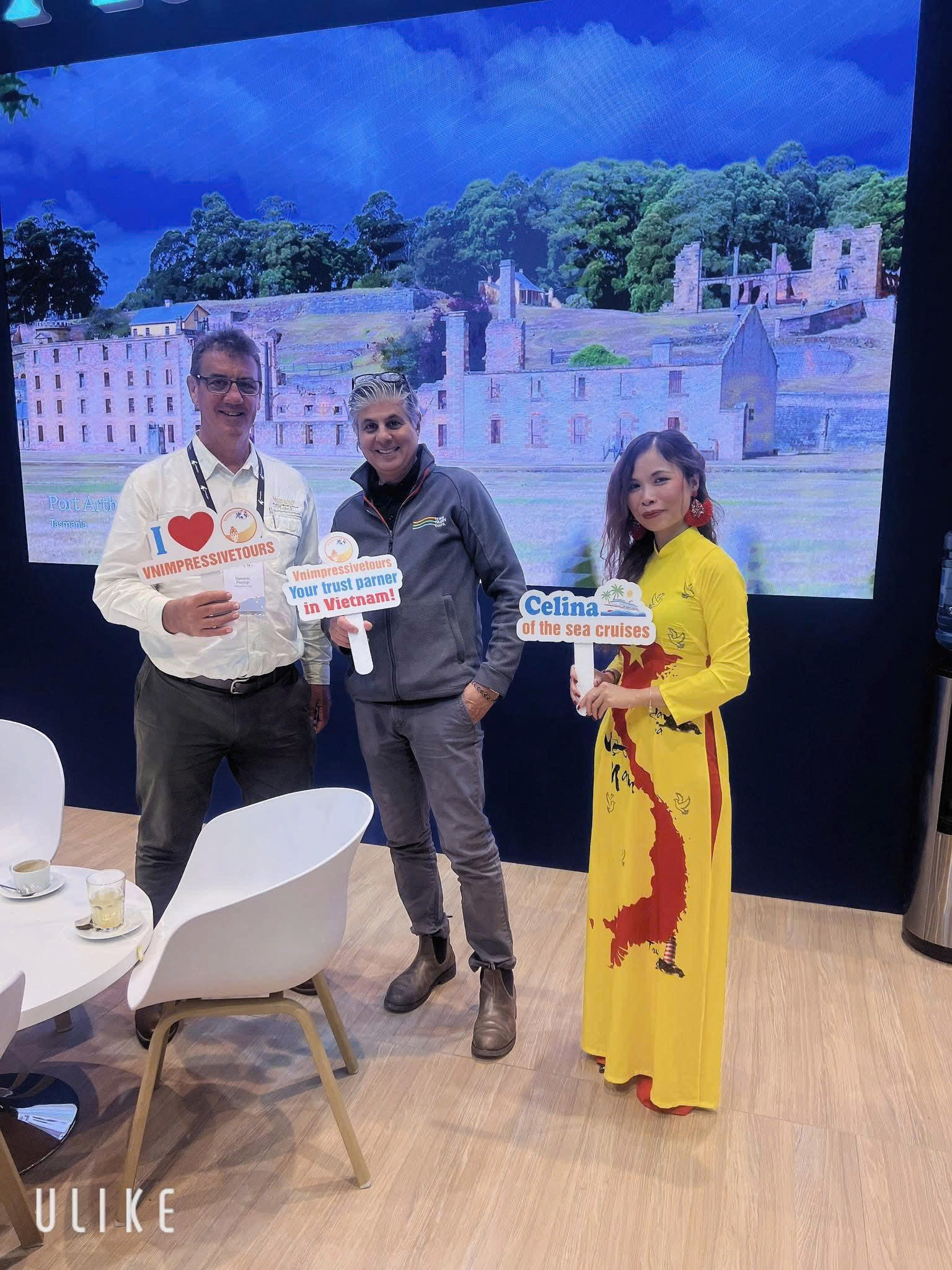 Networking with partners for Celina of the Sea